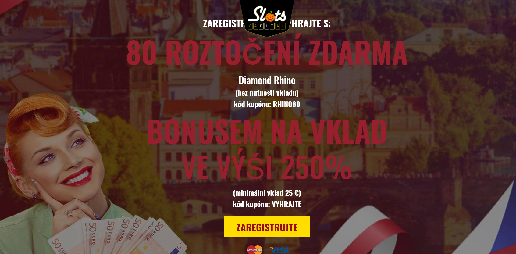 Slots Capital
CZ 80 Free Spins (Czech)